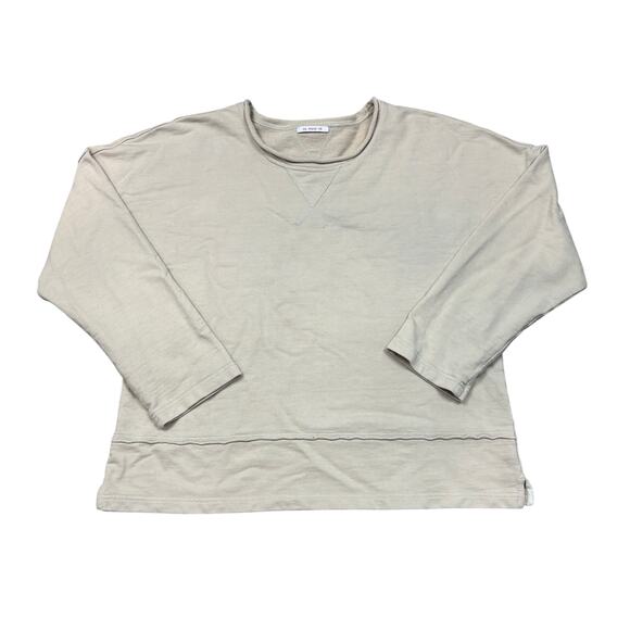 S.K. Manor Hill French Terry Oversized Crew Sweatshirt Pullover Men's Medium